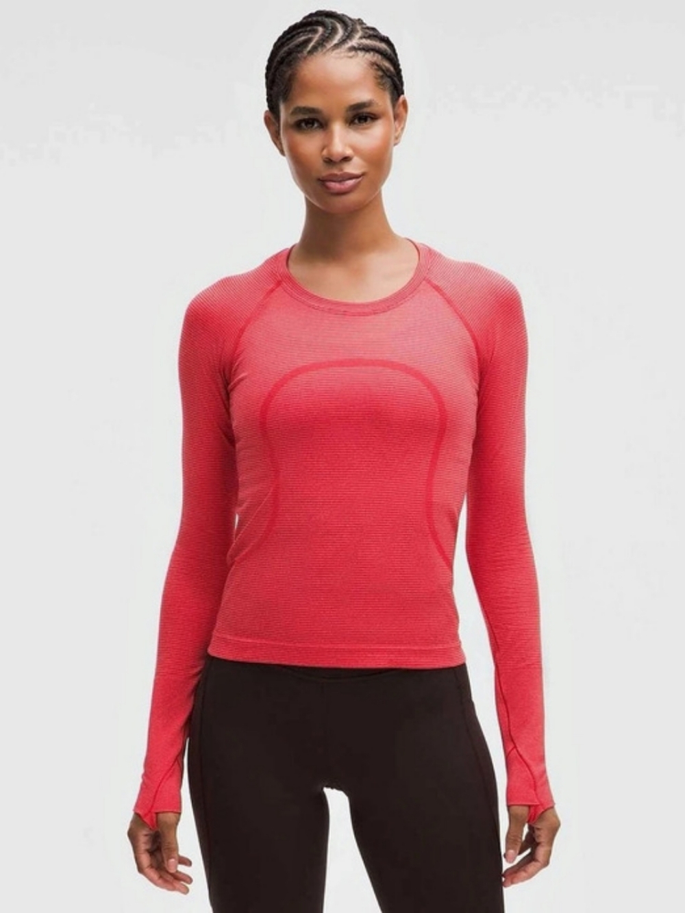 lululemon Swiftly Tech Long-Sleeve Shirt 2.0 Red Size 6